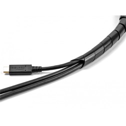 Delock 19015 Spirál flexibilis tömlő 2 m x 12 mm fekete