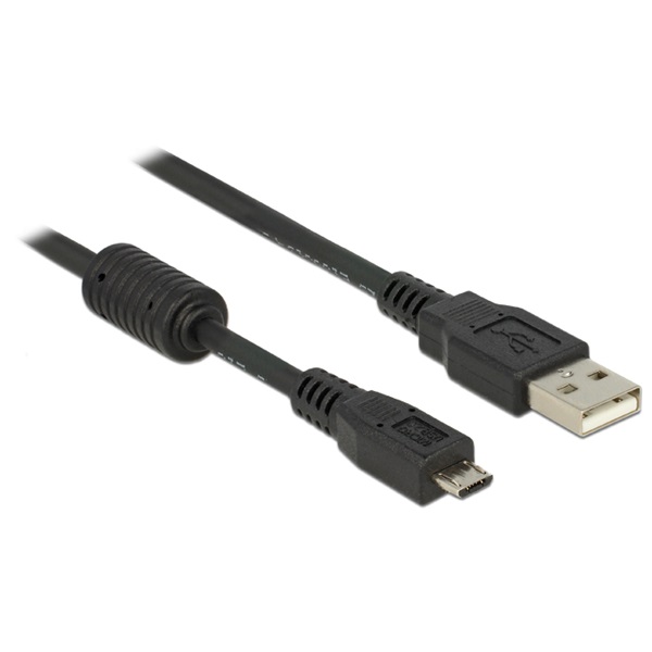 Delock 82299 USB2.0–A apa -  Micro-B USB  apa kábel, 1m