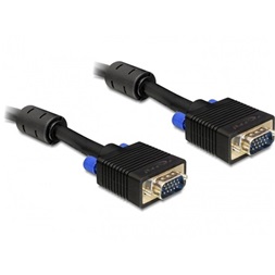 Delock 82557 VGA M/M video jelkábel 2m fekete