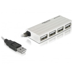 Delock 87445 külső USB 2.0 HUB (4 porttal)