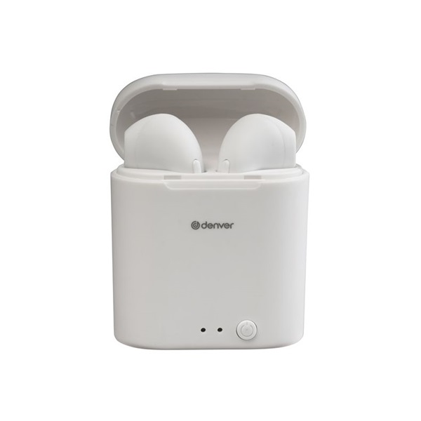 Denver TWE-46 WHITE True Wireless fehér fülhallgató
