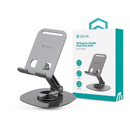 Devia ST111868 Kintone Series összecsukható szürke asztali fém telefontartó