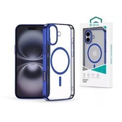 Devia ST116269 Glimmer Magnetic Series Apple iPhone 16 kék tok