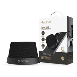 Devia ST121478 Sound Lite3 fekete vezeték nélküli mágneses Bluetooth hangszóró