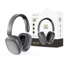 Devia ST121836 EarBass Pro2 ANC Bluetooth szürke sztereó fejhallgató