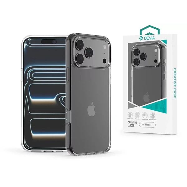 Devia ST132405 Apple iPhone 17 Pro Pure Clear átlátszó ütésálló tok