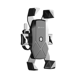 Devia ST351778 univerzális fekete kerékpáros/motoros telefontartó