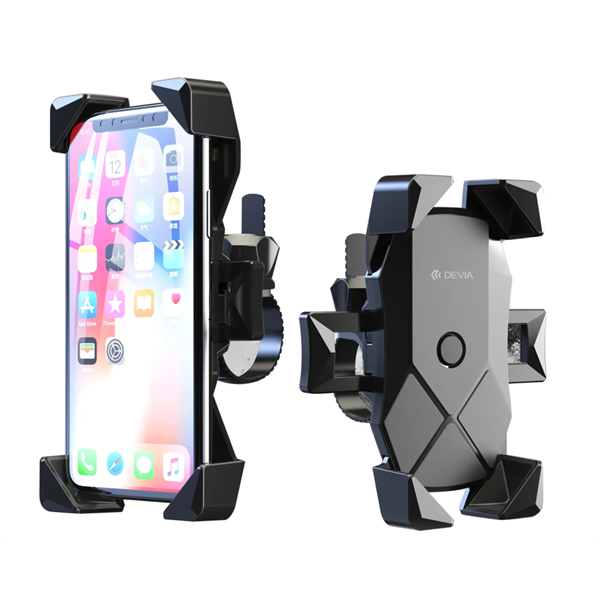 Devia ST351778 univerzális fekete kerékpáros/motoros telefontartó