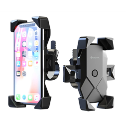 Devia ST351778 univerzális fekete kerékpáros/motoros telefontartó