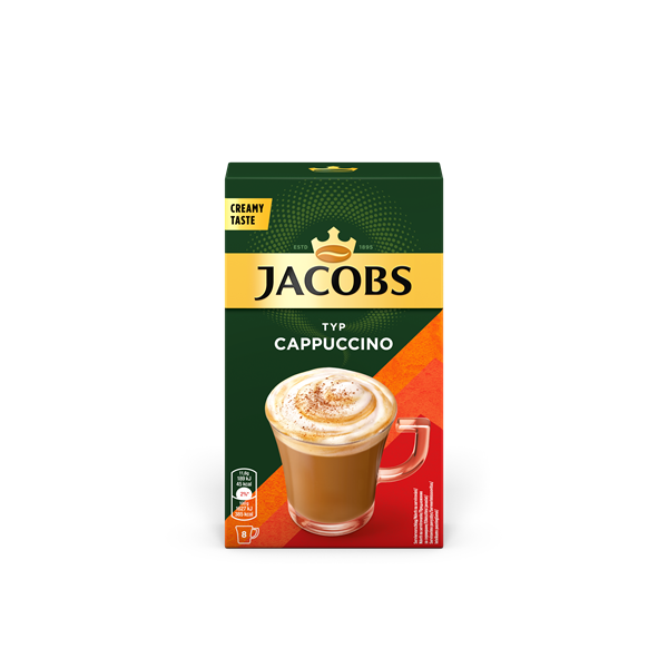 Douwe Egberts Jacobs Cappuccino Classic 8x11,6g instant kávékeverék csomag