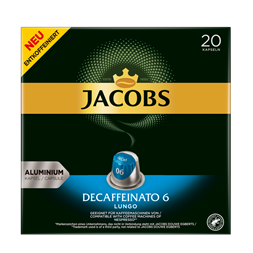 Douwe Egberts Jacobs Lungo 6 Decaffeinato koffeinmentes 20db kávékapszula
