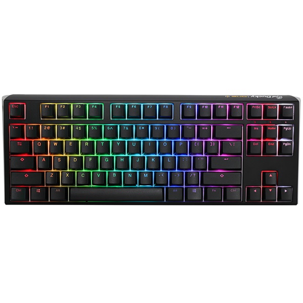 Ducky ONE 3 TKL MX Red RGB Premium ABS HUN fekete billentyűzet