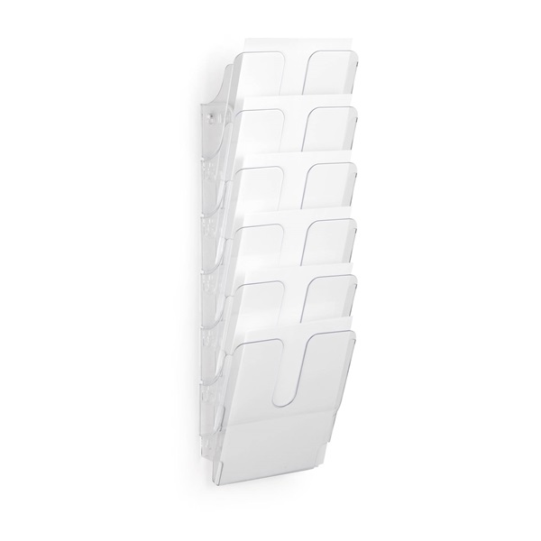 Durable Flexiplus A4 6 rekeszes átlásztó prospektustartó (Újracsomagolt)