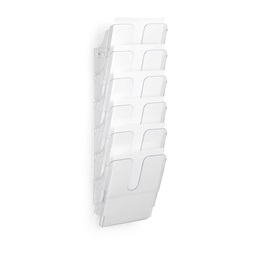 Durable Flexiplus A4 6 rekeszes átlásztó prospektustartó (Újracsomagolt)