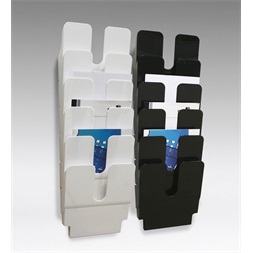 Durable Flexiplus A4 6 rekeszes fekete prospektustartó (Újracsomagolt)