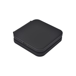 Dviced DV230008 15W 2in1 összecsukható fekete vezeték nélküli töltő állomás