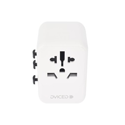 Dviced DV240002 28W UK, EU, USA, Ausztrália GaN fehér utazó adapter