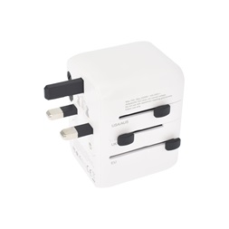 Dviced DV240002 28W UK, EU, USA, Ausztrália GaN fehér utazó adapter