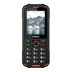 EVOLVEO Strongphone X5 2,4" DualSIM fekete/narancs mobiltelefon