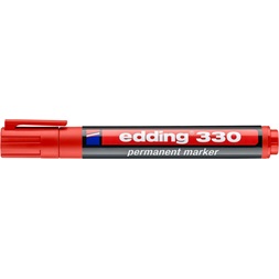 Edding 330 1-5 mm Permanent piros marker