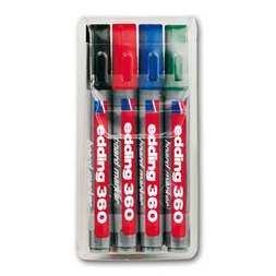 Edding 360 4db-os vegyes színű táblamarker készlet