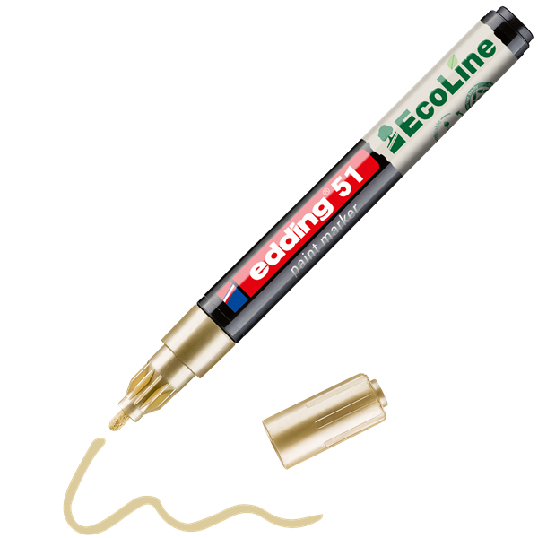 Edding 51 Ecoline D10 arany lakkmarker