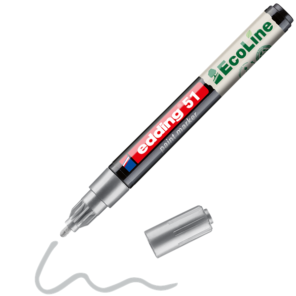 Edding 51 Ecoline D10 ezüst lakkmarker