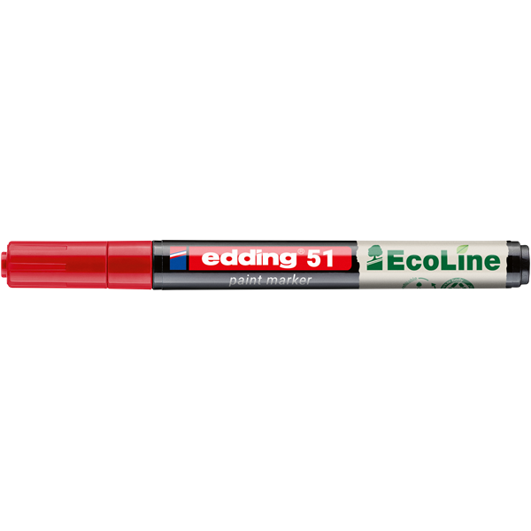 Edding 51 Ecoline D10 piros lakkmarker