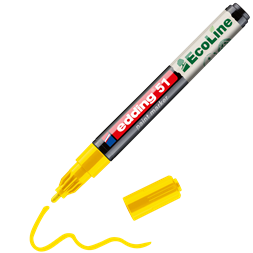 Edding 51 Ecoline D10 sárga lakkmarker