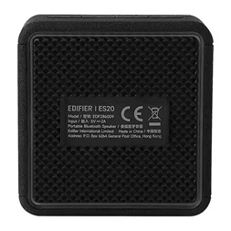 Edifier ES20 hordozható fekete Bluetooth hangszóró