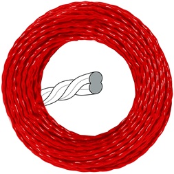 Einhell 3436655 fűkasza 2,4mm 15m fűkasza damil