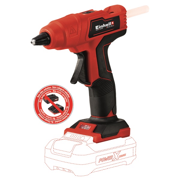 Einhell 4522200 PXC TE-CG 18 Li-Solo akku és töltő nélkül akkumulátoros ragasztópisztoly