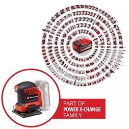 Einhell TE-OS 18/113 3X  Li - Solo akkus rezgőcsiszoló