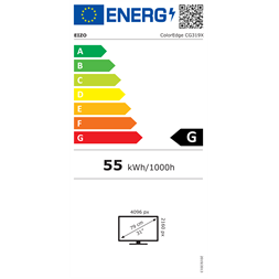 Eizo 31" CG319X "CG" DCI 4K IPS DP/HDMI fekete monitor