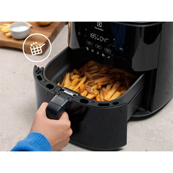 Electrolux EAF5B 700 fekete 5 L forrólevegős sütő (Újracsomagolt)