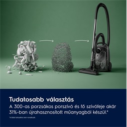 Electrolux EB31C1DB Clean 300 porzsákos porszívó