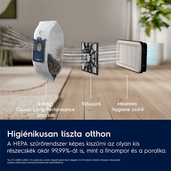 Electrolux EB31C1DB Clean 300 porzsákos porszívó