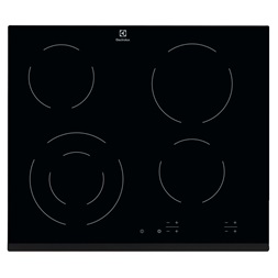 Electrolux EHF6241FOK fekete, beépíthető, elektromos üvegkerámia, főzőzóna: 4, beépíthető méret: 56cm, főzőlap