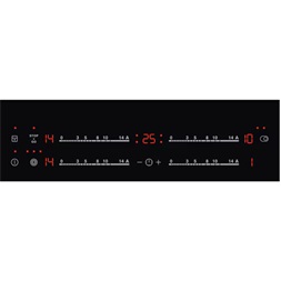Electrolux EHF6547FXK fekete, beépíthető, elektromos üvegkerámia, főzőzóna: 4, beépíthető méret: 56cm, főzőlap