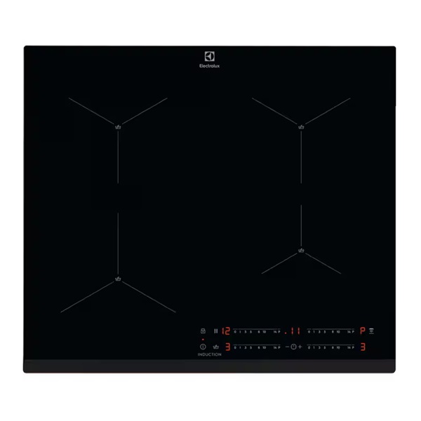 Electrolux EIS62443 fekete, beépíthető, indukciós, főzőzóna: 4, beépíthető méret: 56cm, főzőlap