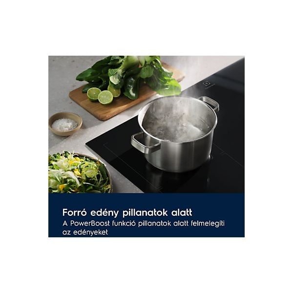 Electrolux EIS62453IT SenseBoil fekete, beépíthető, indukciós, főzőzóna:4, méret:60cm, főzőlap