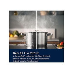 Electrolux EIS82453IT SenseBoil fekete, beépíthető, indukciósm főzőzóna:45, méret:80cm, főzőlap