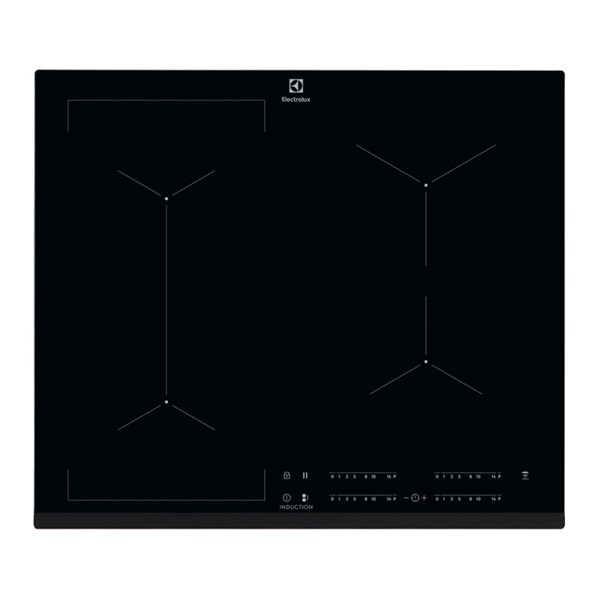 Electrolux EIV634 fekete, beépíthető, indukciós, főzőzóna: 4, beépíthető méret: 56cm, főzőlap