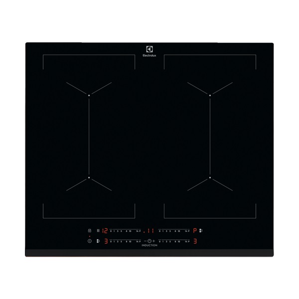 Electrolux EIV644 fekete, beépíthető, indukciós, főzőzóna: 4, beépíthető méret: 56cm, főzőlap