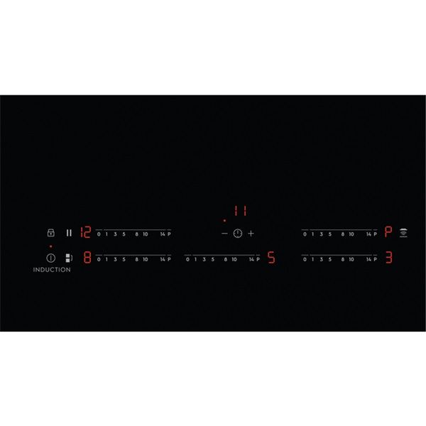 Electrolux EIV835 fekete, beépíthető, indukciós, főzőzóna: 5, beépíthető méret: 75cm, főzőlap