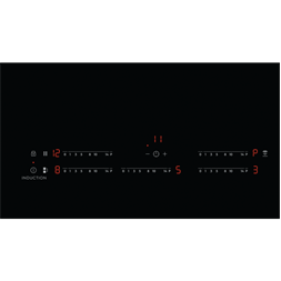 Electrolux EIV835 fekete, beépíthető, indukciós, főzőzóna: 5, beépíthető méret: 75cm, főzőlap