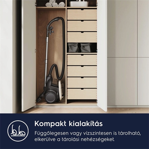 Electrolux EL61C2OG óceánzöld-fekete porzsák nélküli porszívó