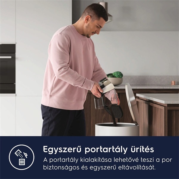 Electrolux EL61H4SW fehér-fekete porzsák nélküli porszívó