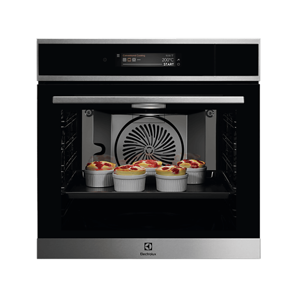 Electrolux EOA9S31CX SteamPro inox, beépíthető, sütőtér: 70L, grill, légkeverés, gőzsütő