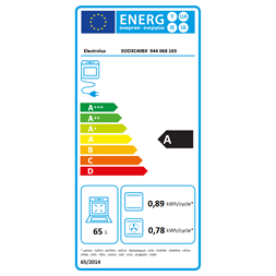 Electrolux EOD3C40BX inox, beépíthető, sütőtér: 65L, grill, légkeverés, katalitikus, sütő